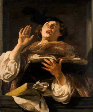 The Singer by Hendrick Ter Brugghen Oil Painting