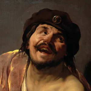 Democritus Detail painting by Hendrick Terbrugghen