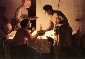 The Supper Oil painting by Hendrick Terbrugghen
