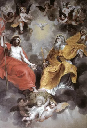 Holy Trinity by Hendrick Van Balen Oil Painting