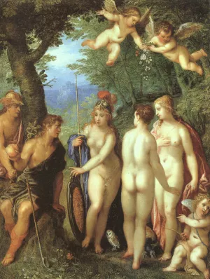 The Judgement of Paris by Hendrick Van Balen Oil Painting