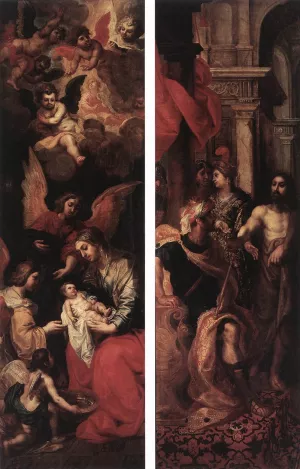 Wings of an Altarpiece by Hendrick Van Balen - Oil Painting Reproduction