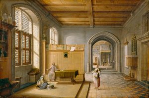 Christ in the House of Martha and Mary by Hendrick Van Steenwijck The Younger Oil Painting