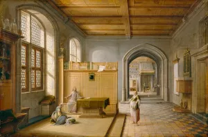 Christ in the House of Martha and Mary by Hendrick Van Steenwijck The Younger Oil Painting
