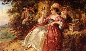 Des Pivoines by Hendricus Reijntjens Oil Painting