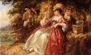 Des Pivoines Oil painting by Hendricus Reijntjens