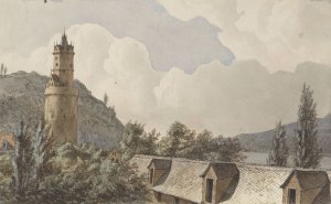 Gezicht over Andernach en de Rijn by Hendrik Abraham Klinkhamer Oil Painting
