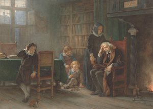 Vondel in zijn laatste levensjaren by Hendrik Albert Van Trigt Oil Painting