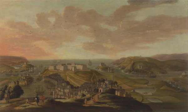 Plymouth by Hendrik Danckerts - Hand-Painted Oil Painting Reproduction
