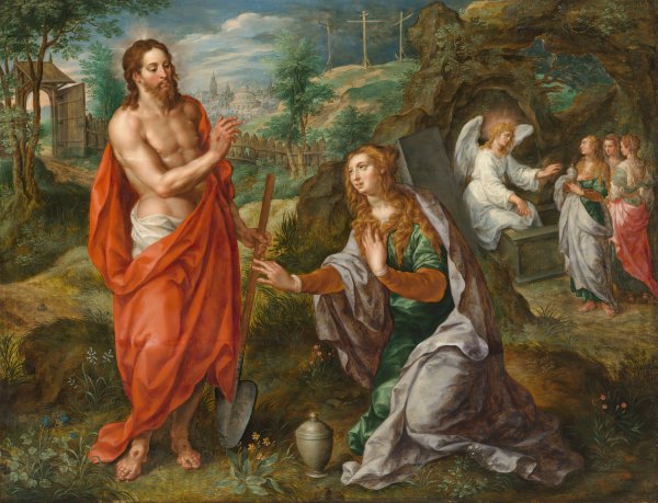Noli Me Tangere by Hendrik De Clerck - Hand-Painted Oil Painting Reproduction
