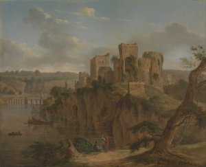 Chepstow Castle by Hendrik Frans De Cort Oil Painting