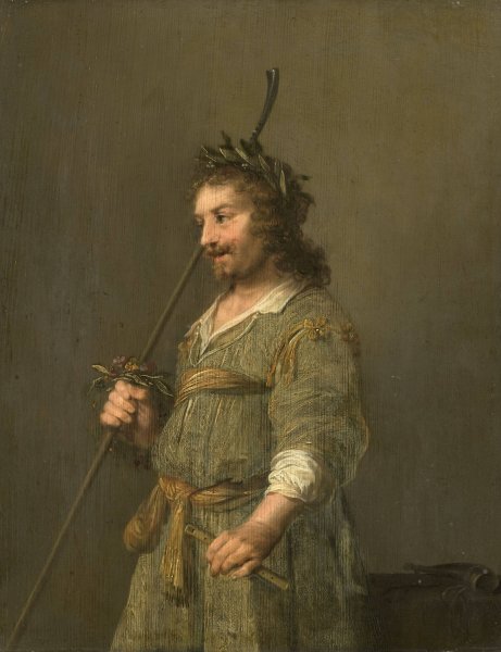 Portrait of a Man dressed as a Shepherd  by Hendrik Gerritsz Pot - Hand-Painted Oil Painting Reproduction