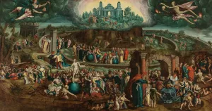 The Table of Cebes by Hendrik Goltzius Oil Painting