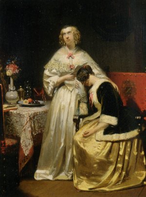 News From Far by Hendrik Hollander Oil Painting