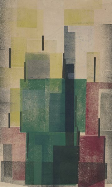Main Product Photo of Composition  Painting by Hendrik Nicolaas Werkman