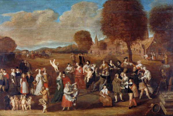 Main Product Photo of The Marriage Trap, An Allegory of Marriage  Painting by Hendrik Noorderwiel