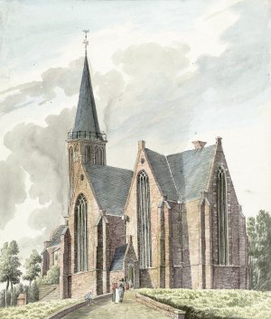 Kerk te Aalsmeer by Hendrik Tavenier Oil Painting