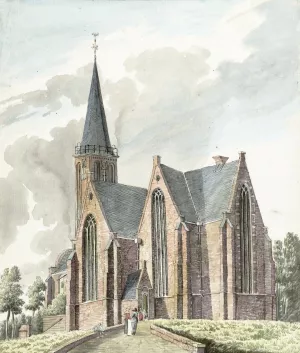 Kerk te Aalsmeer by Hendrik Tavenier Oil Painting