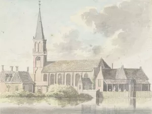 Kerk te Broek in Waterland by Hendrik Tavenier Oil Painting