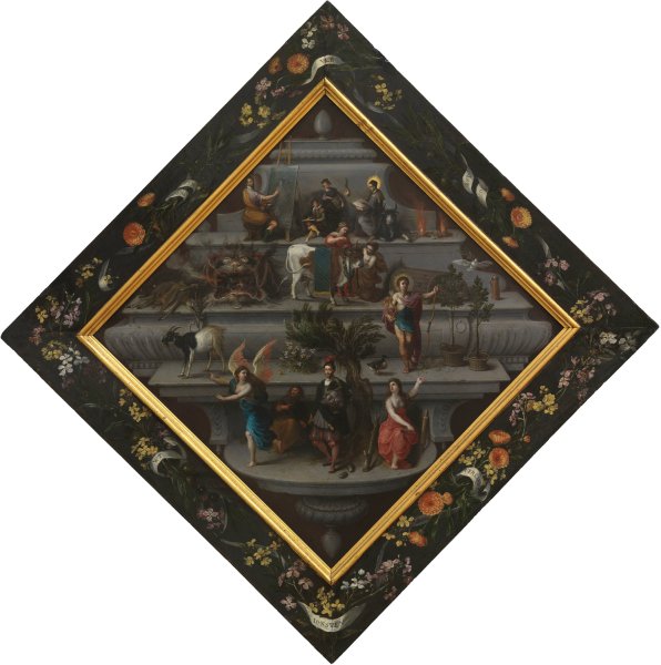 Blazon of the Chambers of Rhetoric 'De Violiere' by Hendrik Van Balen - Hand-Painted Oil Painting Reproduction