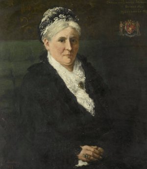 Maria Hermina Heemskerk by Hendrik Willem Mesdag Oil Painting