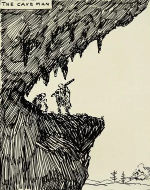 The Caveman by Hendrik Willem Van Loon Oil Painting