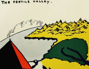 The fertile valley by Hendrik Willem Van Loon Oil Painting
