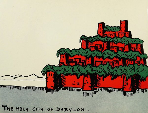 Main Product Photo of The Holy City of Babylon  Painting by Hendrik Willem Van Loon