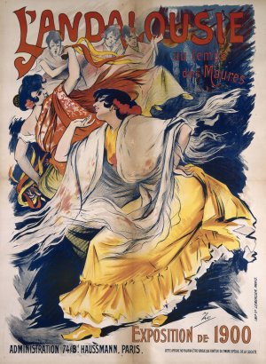 L'andalousie by Henri-Achille Zo Oil Painting