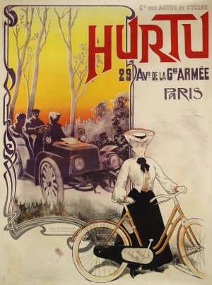 Hurtu by Henri Boulanger Gray Oil Painting