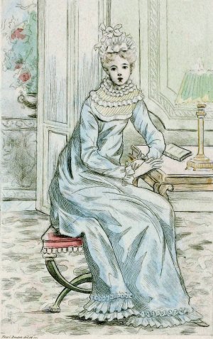 Modes feminines du XIXe siecle 1807 by Henri Boutet Oil Painting