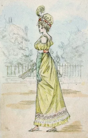 Modes feminines du XIXe siecle 1811 by Henri Boutet Oil Painting