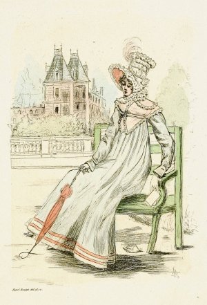 Modes feminines du XIXe siecle 1817 by Henri Boutet Oil Painting