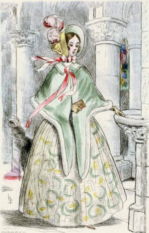 Modes feminines du XIXe siecle 1839 by Henri Boutet Oil Painting