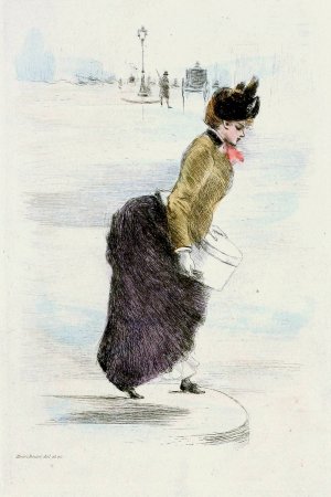 Modes feminines du XIXe siecle 1883 by Henri Boutet Oil Painting