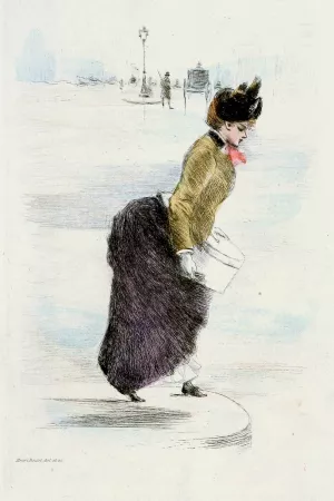 Modes feminines du XIXe siecle 1883 by Henri Boutet Oil Painting