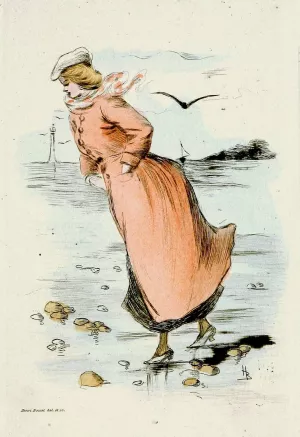 Modes feminines du XIXe siecle 1888 Oil painting by Henri Boutet