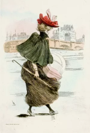 Modes feminines du XIXe siecle 1893 by Henri Boutet Oil Painting