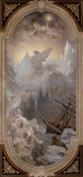 L'Aurore boreale by Henri Camille Danger Oil Painting