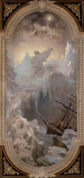 L'Aurore boreale by Henri Camille Danger Oil Painting
