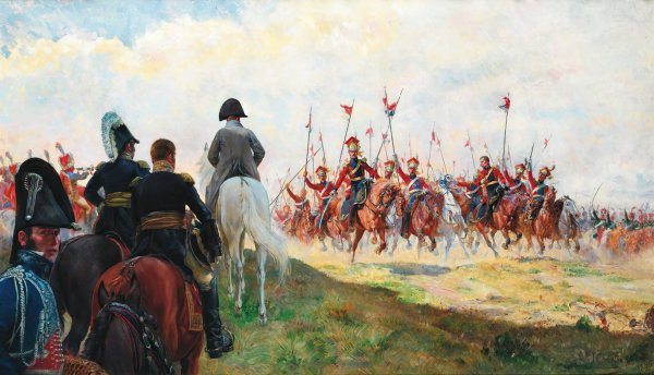 Main Product Photo of Apres La Charge; Hanau 1813  Painting by Henri Chartier