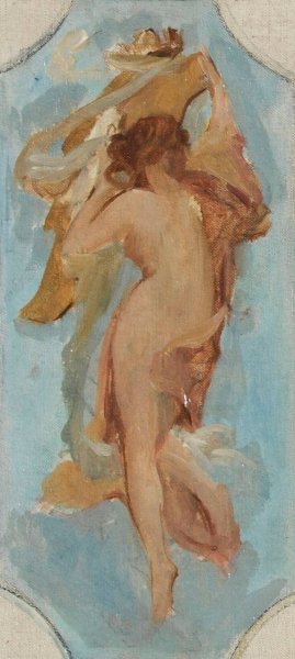 Allegorie des Arts by Henri Courselles-Dumont Oil Painting