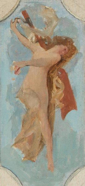 Allegorie des Arts by Henri Courselles-Dumont Oil Painting