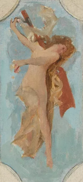 Allegorie des Arts by Henri Courselles-Dumont Oil Painting