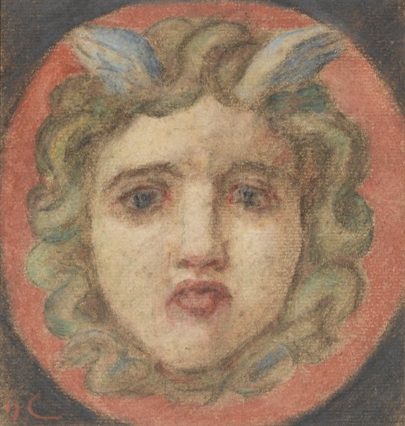 Main Product Photo of Medusa's Head Painting by Henri Cros