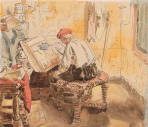 The Geographer by Henri De Braekeleer Oil Painting