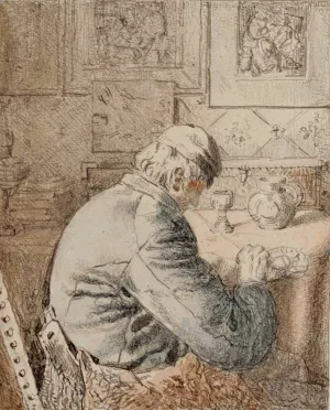 The Smoker by Henri De Braekeleer Oil Painting