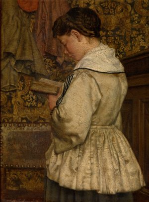 Woman Reading by Henri De Braekeleer Oil Painting