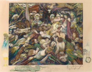 Christ Among His Tormentors by Henri De Groux Oil Painting