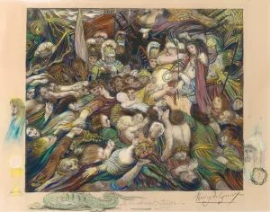 Christ Among His Tormentors by Henri De Groux Oil Painting